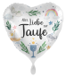 Preview: Folienballon - Alles Liebe zur Taufe - ø 43cm